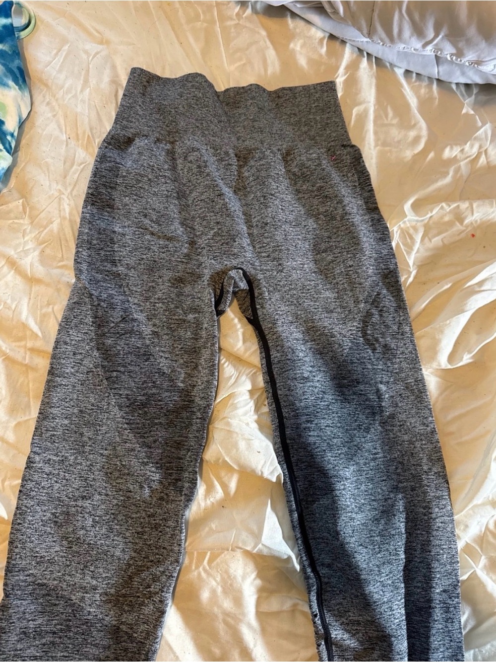 Victoria's Secret Kids Gray Heathered Active Leggings